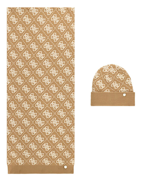 Dámský set - čepice a šála Beanie GFBOXWP6401-LOU