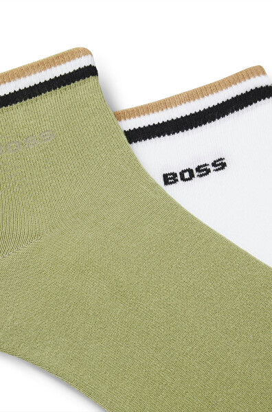 2 PACK - BOSS férfi zokni 50491195-398