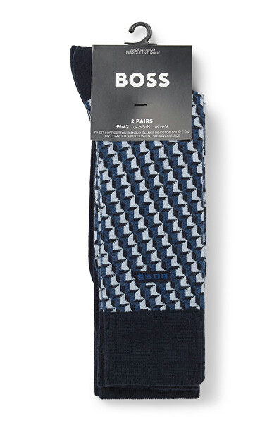 2 PACK - BOSS férfi zokni 50559422-401