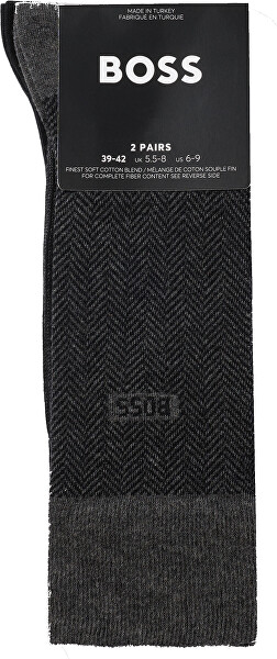 2-ES CSOMAG - BOSS férfi zokni 50559556-031
