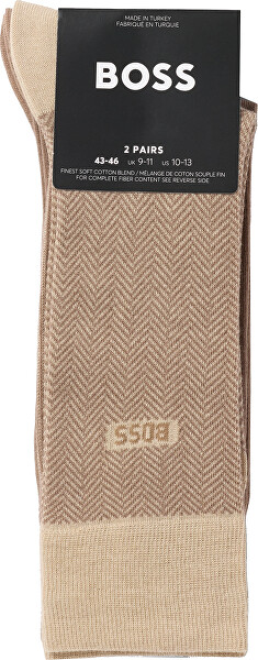 2 PACK - BOSS férfi zokni 50559556-249