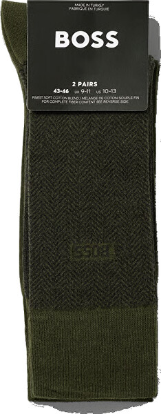 2 PACK - BOSS férfi zokni 50559556-362