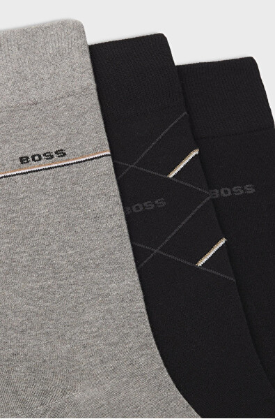 3 PACK - pánské ponožky BOSS