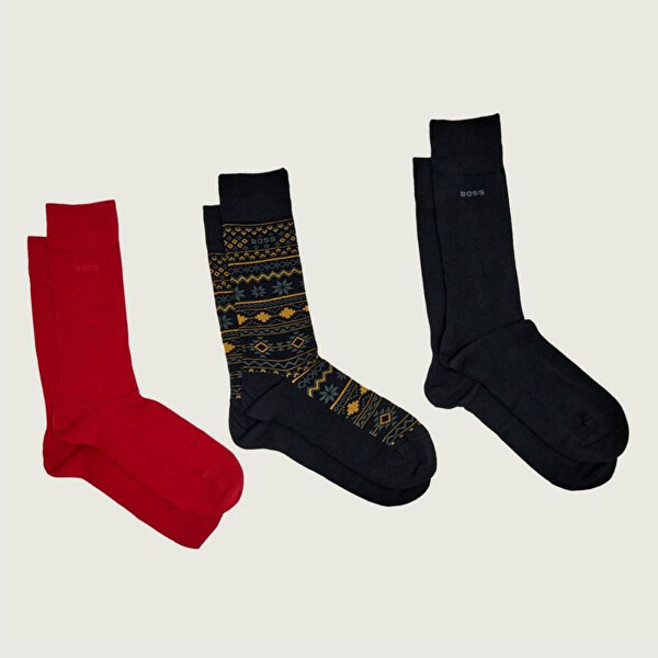 3 PACK - pánské ponožky BOSS