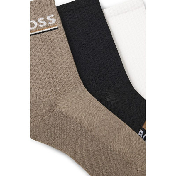3 PACK - pánské ponožky BOSS 50568283-960
