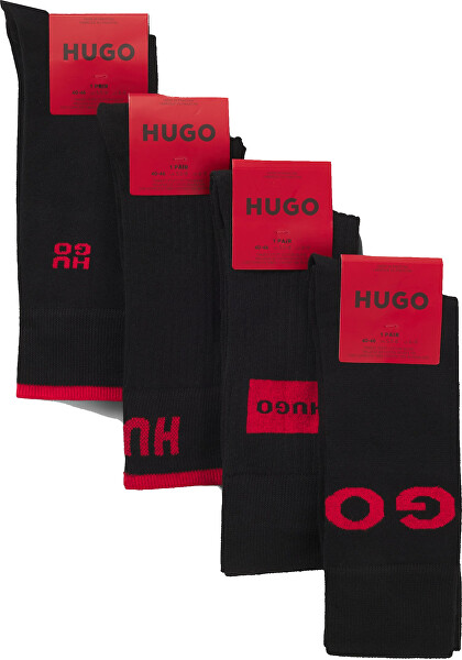 4 PACK - pánské ponožky HUGO
