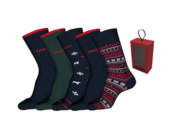 5 PACK - pánské ponožky HUGO