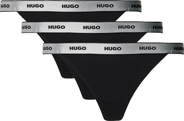 3 PACK - tanga pentru femei HUGO