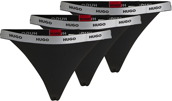 3 PACK - Damenhöschen String HUGO