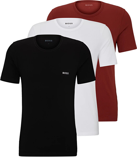 3 PACK - T-shirt uomo BOSS Regular Fit