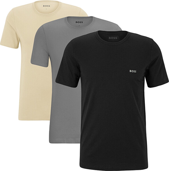 3 PACK - T-shirt uomo BOSS Regular Fit