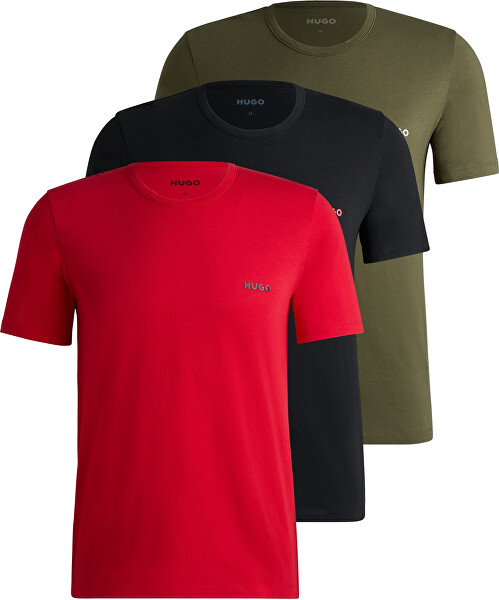 3 PACK - tricou pentru bărbați HUGO Regular Fit