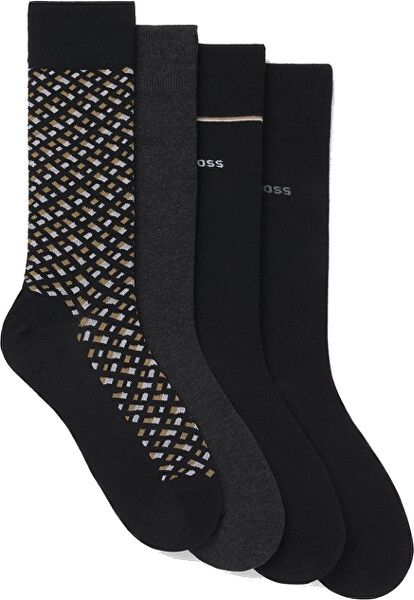 4 PACK - pánské ponožky BOSS 50524322-002