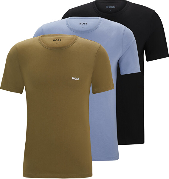 3 PACK - T-shirt uomo BOSS Regular Fit