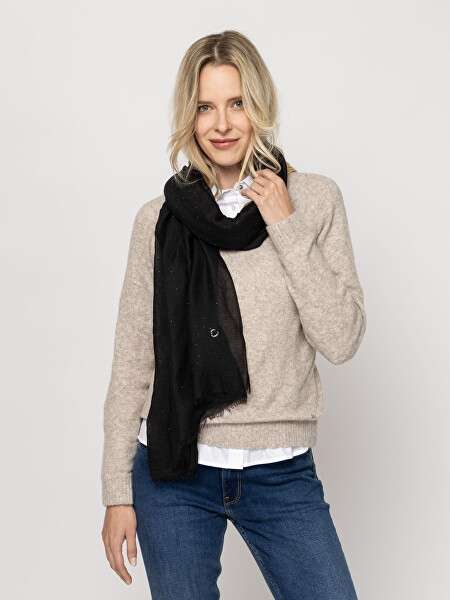 Puria női sál A10-016 Black