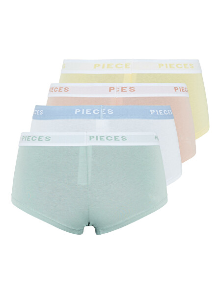 4 PACK - dámské kalhotky PCLOGO