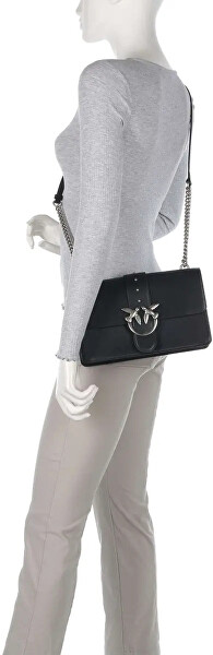 Dámská kožená crossbody kabelka