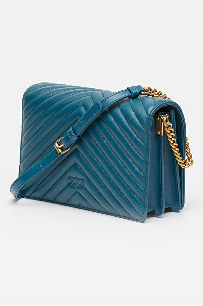 Dámská kožená crossbody kabelka