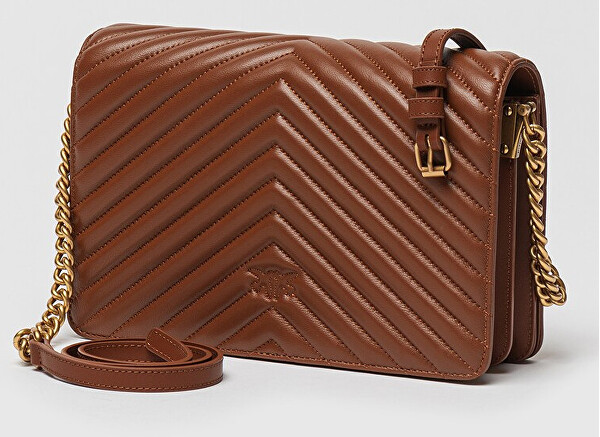 Dámská kožená crossbody kabelka