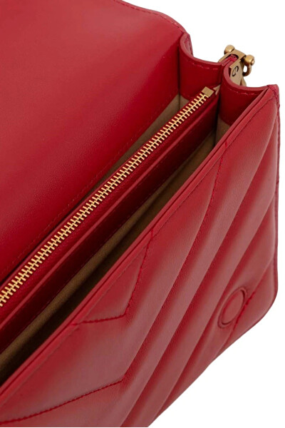 Dámská kožená crossbody kabelka