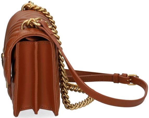 Dámská kožená crossbody kabelka
