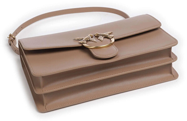 Dámská kožená crossbody kabelka