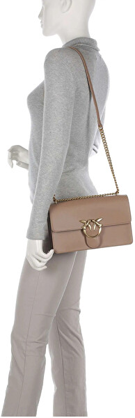 Dámská kožená crossbody kabelka
