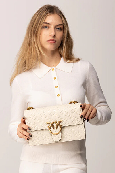 Geantă crossbody din piele pentru femei 100941 A1YB Z14Q