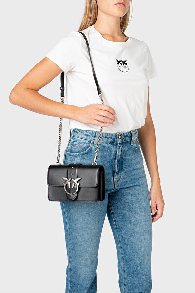 Dámská kožená crossbody kabelka