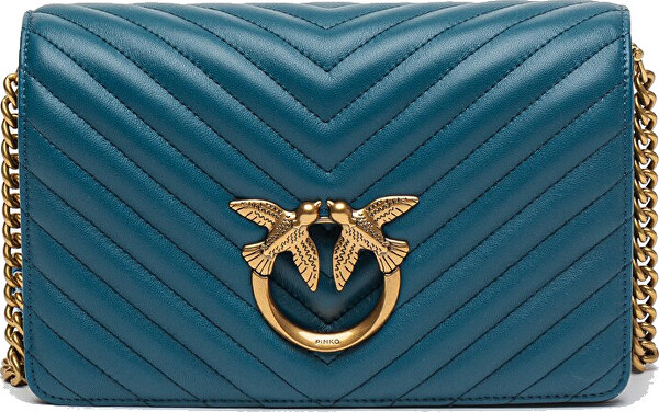 Dámská kožená crossbody kabelka