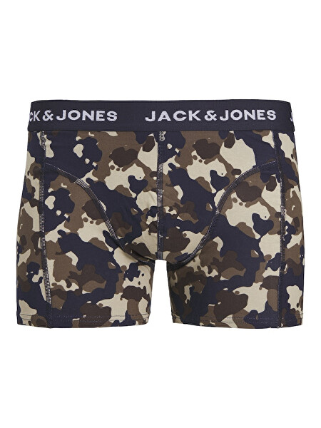 3 PACK - pánské boxerky JACCAMOFLAGE