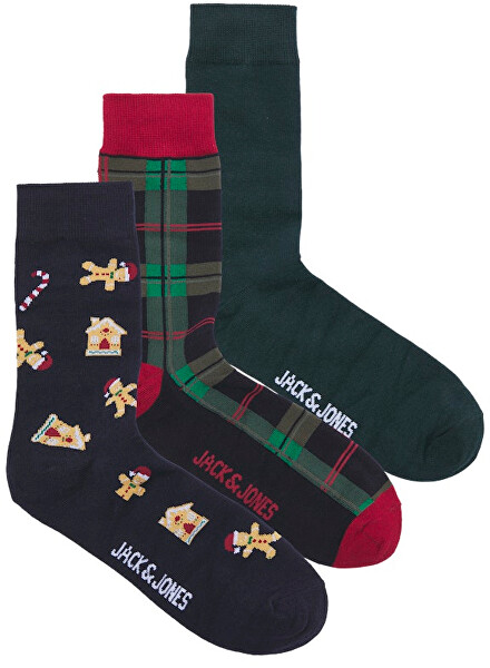 3 PACK - Herrensocken JACXMAS