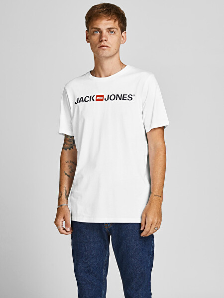 3 PACK - pánske tričko JJECORP Slim Fit
