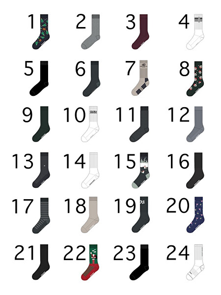 Adventskalender - Socken JACCHRISTMAS