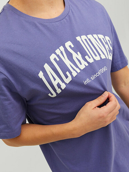 Herren T-Shirt JJEJOSH Relaxed Fit 12236514 Twilight Purple