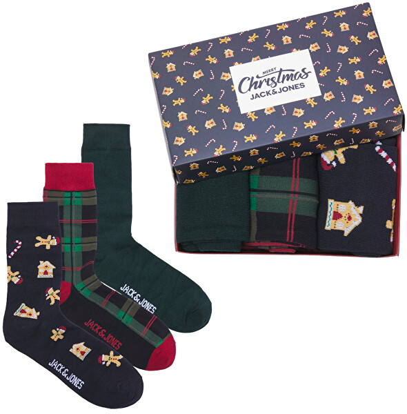 3 PACK - Herrensocken JACXMAS