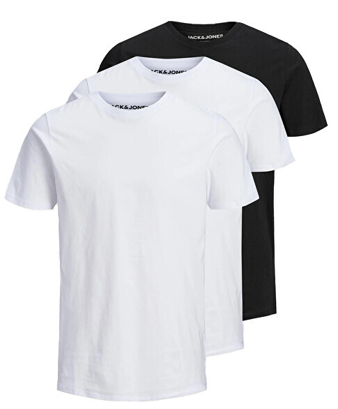 3 PACK - Herren T-Shirt JJEORGANIC Slim Fit