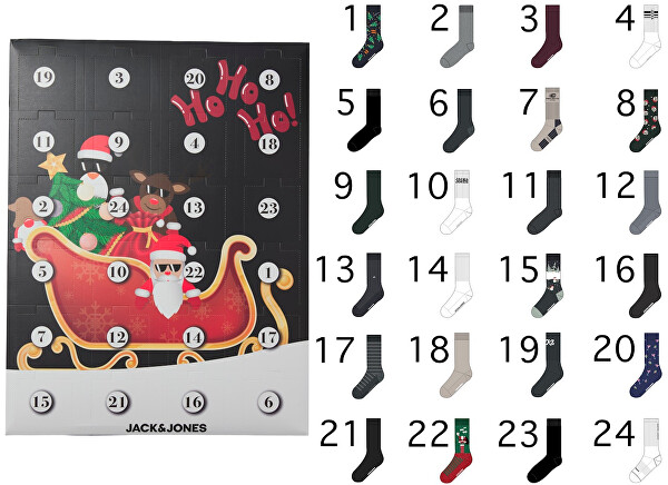 Calendario dell'Avvento - Calze JACCHRISTMAS