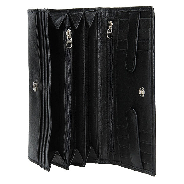 Dámská kožená peněženka V-40 Black