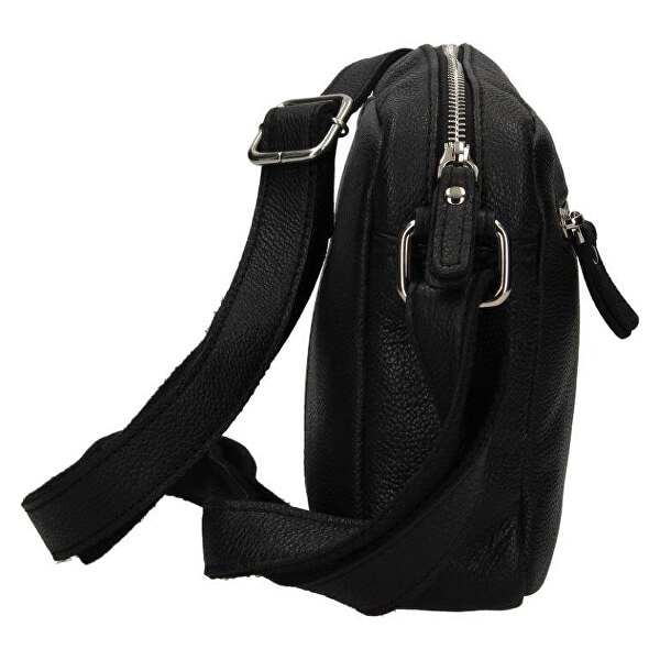 Dámská kožená crossbody kabelka BLC/20/1525 BLK