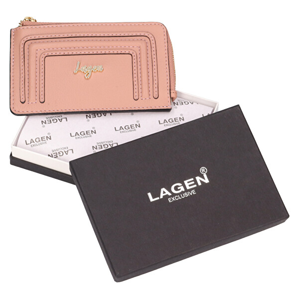 Mini portofel din piele - breloc pentru femei BLC/5784/323 PEACH