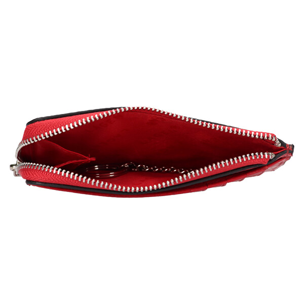 Portafoglio mini da donna in pelle - portachiavi BLC/5784/323 RED