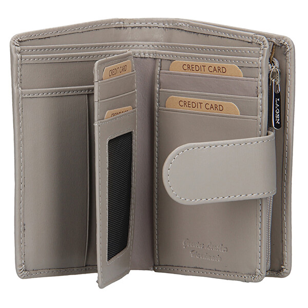Dámská kožená peněženka 50313 Grey