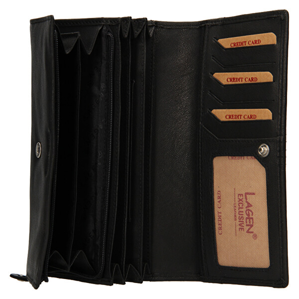 Dámská kožená peněženka blc/4735/220 Black