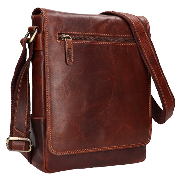 Férfi bőr crossbody táska