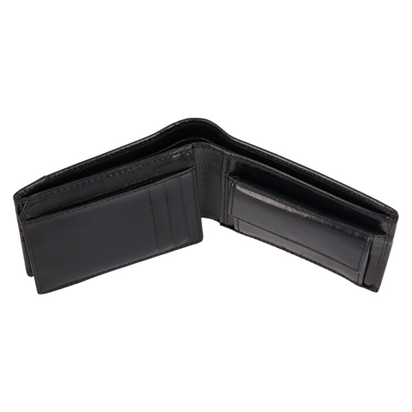Pánska kožená peňaženka 50749 BLACK/RED