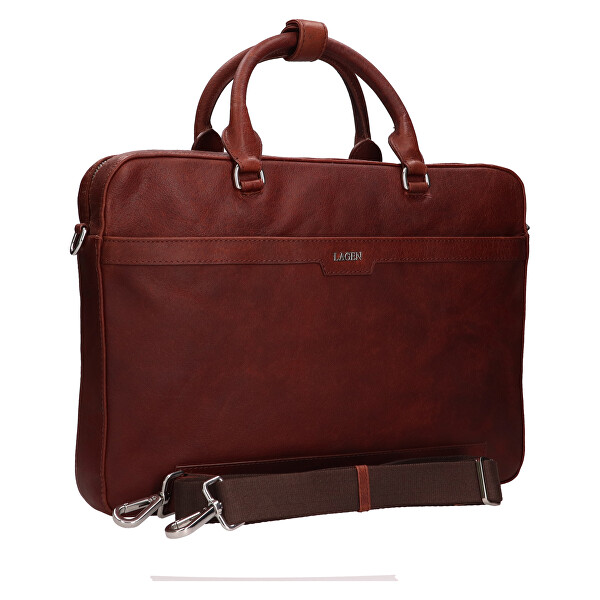 Herrenlaptoptasche aus Leder