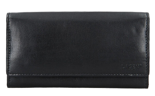 Dámska kožená peňaženka V-40 Black