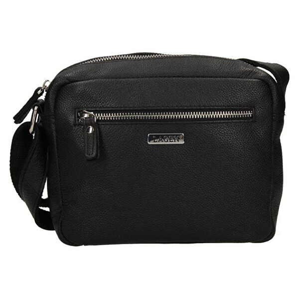 Dámská kožená crossbody kabelka BLC/20/1525 BLK