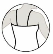 Damen Badeanzug-Top mit Verstärkung